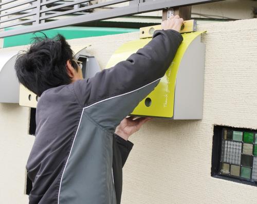 激安ポスト 取り付け3
