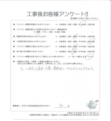滋賀県草津市 Y様