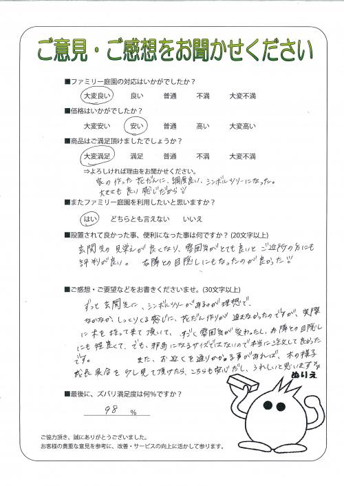 大阪府大阪市西淀川区 U様