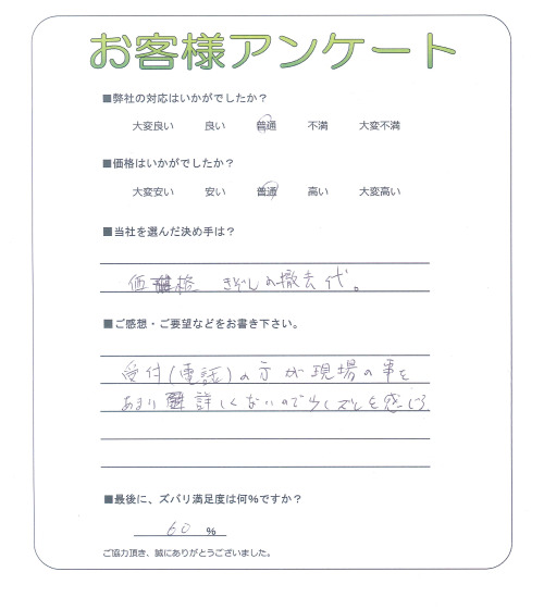 大阪府守口市 K様