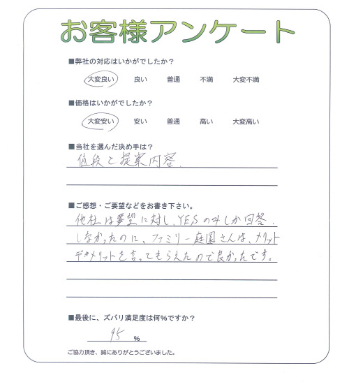 大阪府枚方市 M様