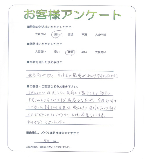 大阪府大阪市西淀川区 M様