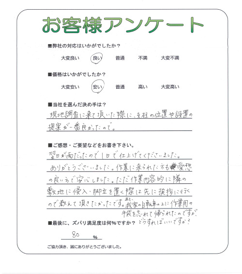大阪府堺市堺区 H様