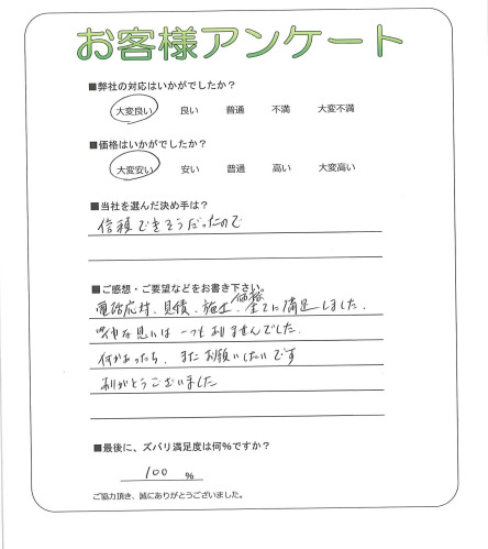 大阪府大阪狭山市 W様