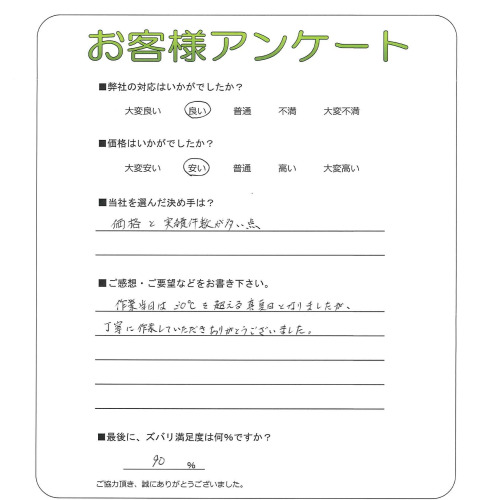 大阪府大東市 H様