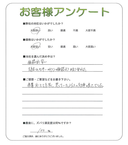 大阪府大阪市淀川区 K様