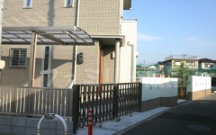 カーポート 伸縮門扉