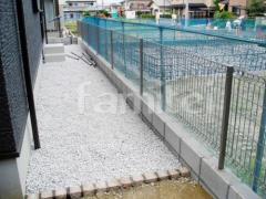 犬走り 砂利敷き