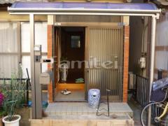 玄関雨避け レギュラーテラス屋根1階 機能門柱 LIXIL TOEXアロットポール1型パターン4