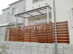 木製調目隠しフェンス