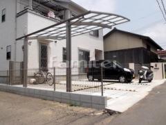 新築セミクローズ外構