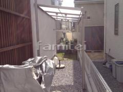 フラットテラス屋根1階 境界フェンス塀