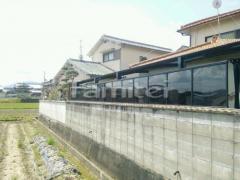 駐車場ガレージ 雨除けパネル(側面 サイド)1段取付