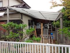 雨除け屋根 LIXILサンクテラス1階