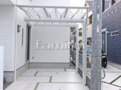 カーポート 三協Mシェード1台 自転車バイク屋根 メニーウェルテラス1階