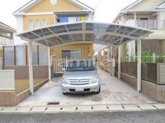 ガレージまわり 駐車場屋根 土間コンクリート
