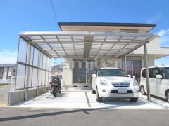 ガレージまわり 駐車場屋根 土間コンクリート
