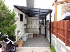 雨除け屋根 フラットテラス1階