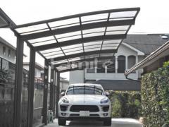 カーポート 防犯セキュリティライト照明 目隠しパネル 電動跳ね上げ式門扉