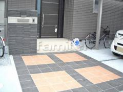 新築シンプルモダン オープン外構