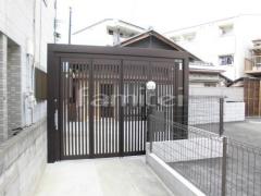 玄関門扉 土間コンクリート フェンス