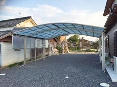 カーポート プライスポート横2台 目隠しパネル 雨除け屋根 レギュラーテラス1階