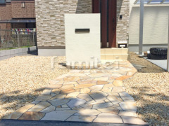 新築ナチュラル オープン外構