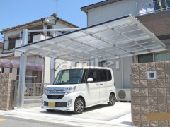 木製調カーポート 三協ダブルフェース 人工木ウッドデッキ YKKリウッドデッキ
