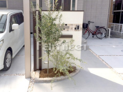 新築ナチュラル オープン外構