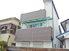 ベランダ屋根 フラットテラス2階
