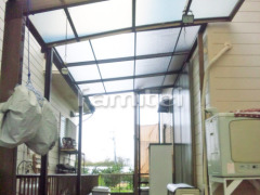 雨除け屋根 フラットテラス1階
