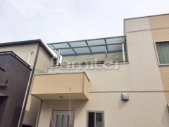 ベランダ屋根 YKKヴェクター2階