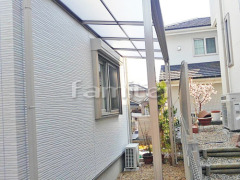 雨除け屋根 フラットテラス1階