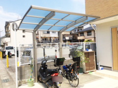 自転車バイク屋根 YKKレイナポート
