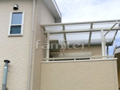 ベランダ屋根 LIXILスピーネ2階
