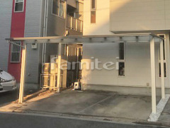 カーポート LIXILネスカF横2台 ベランダ屋根 スピーネ2階