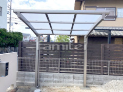 自転車バイク屋根 LIXILネスカR 雨除け屋根 スピーネ1階