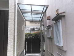 雨除け屋根 LIXIL独立式フーゴFテラス1階