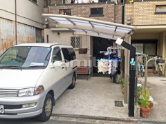 カーポート LIXILネスカR1台 水平式物干し