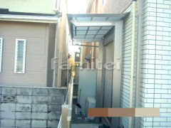 雨除け屋根 四国化成 独立式スマートトップ 後柱 1階