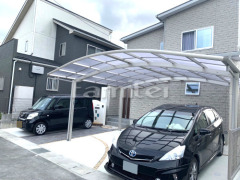 カーポート YKKレイナポート横2台 雨除け屋根 LIXILスピーネ1階