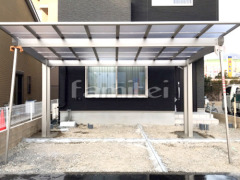 カーポート YKKエフルージュEX 後柱仕様 横2台