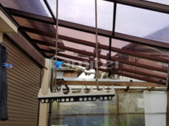 雨除け屋根 YKKヴェクターテラス1階