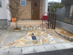新築ナチュラル オープン外構
