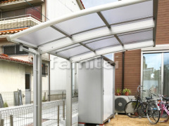 自転車バイク屋根 YKKレイナポート