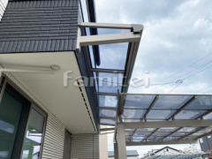 柱なし雨除け屋根 三協 レボリューA YKKソラリア