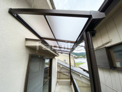 ベランダ屋根 YKKソラリアF2階