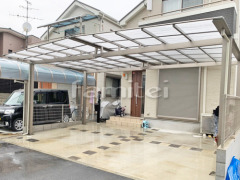 カーポート 三協ニューマイリッシュ横2台M合掌