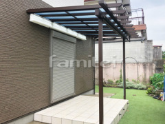 フル木製調テラス屋根 YKKサザンテラス 日除け