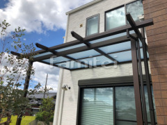 フル木製調テラス屋根 YKKサザンテラス パーゴラタイプ 1階